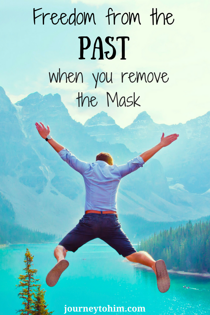 Do you ever find yourself hiding? Covering up your skills and abilities? Discover how to find freedom from the past when you ditch the mask. #mask #hiding #unmask #freedom